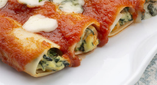 Canelones de verdura y ricota (sin harinas)